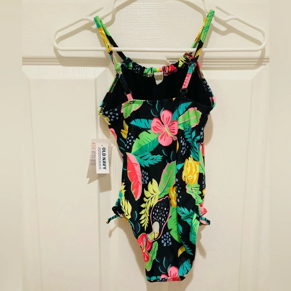 NWT Old Navy size M (8) Tropical Kids One Piece Swimwear - Picture 2 of 8